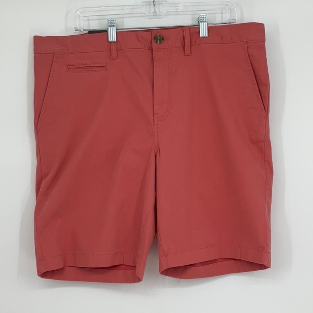 14th & Union Slim Fit Men’s Shorts 38W Coral Red NWT Summer Casual Chino